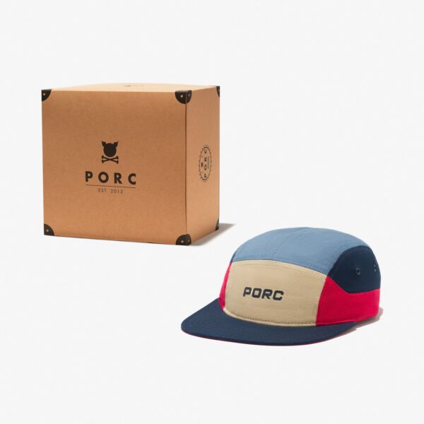 "Digital" Navy/Red Seven Panel