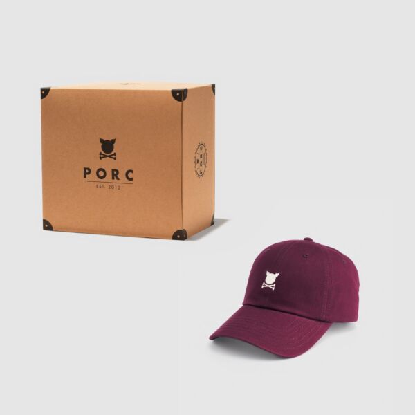 "Essential Logo" Plum Dad Hat