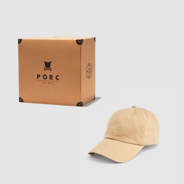 "FCK OFF" Brown Dad Hat
