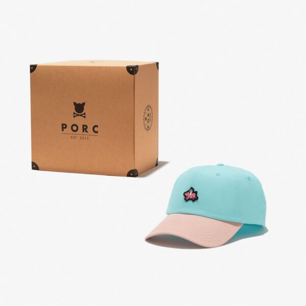 "Flying Pig" Blue/Pink Dad Hat