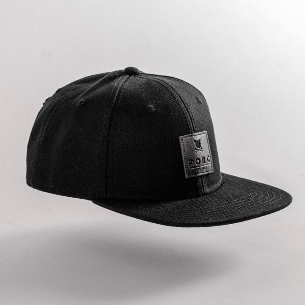 "Logo" Leather Premium Snapback