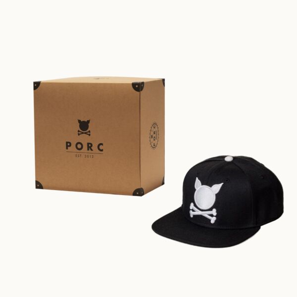 "Logo" Premium Snapback Black