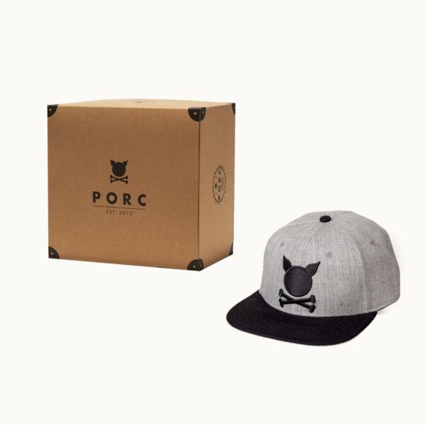 "Logo" Premium Snapback Grey/Black