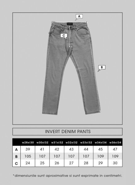 "Invert" Denim Pants