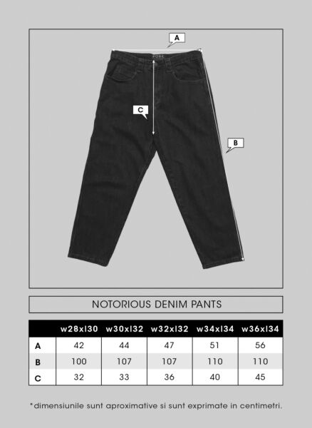 "Notorious" Denim Pants