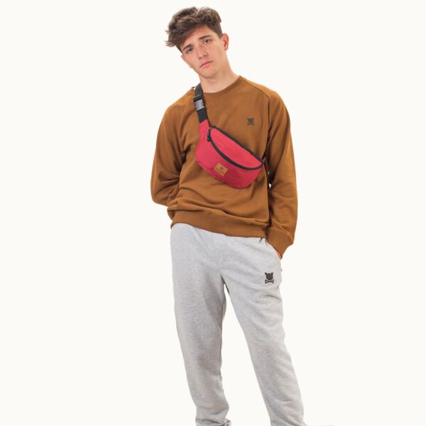 "Essential Logo" Grey/Black Sweatpants