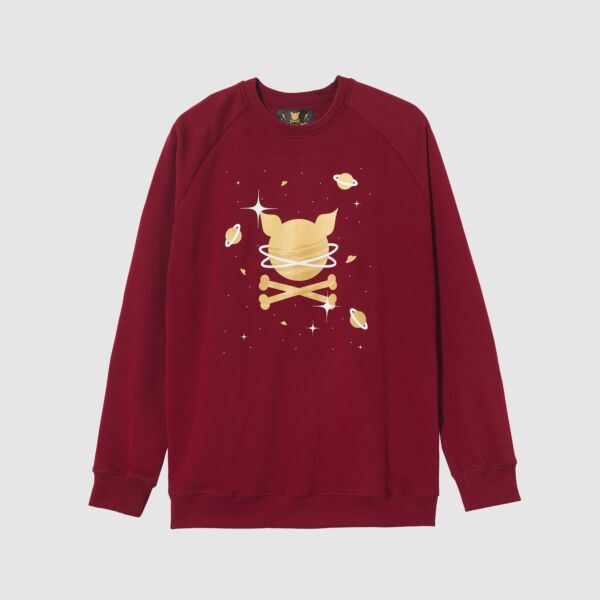 "Planets" Bordo Sweatshirt