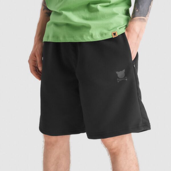 "Essential Logo" All Black Sweatshorts