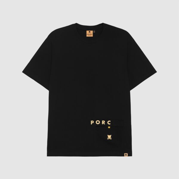 "Determined" Black Pocket T-Shirt
