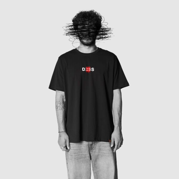 "DXSSIII_007" Black T-Shirt