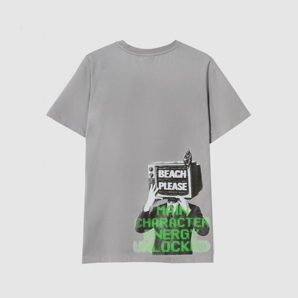 "Energy Unlocked" Grey T-Shirt