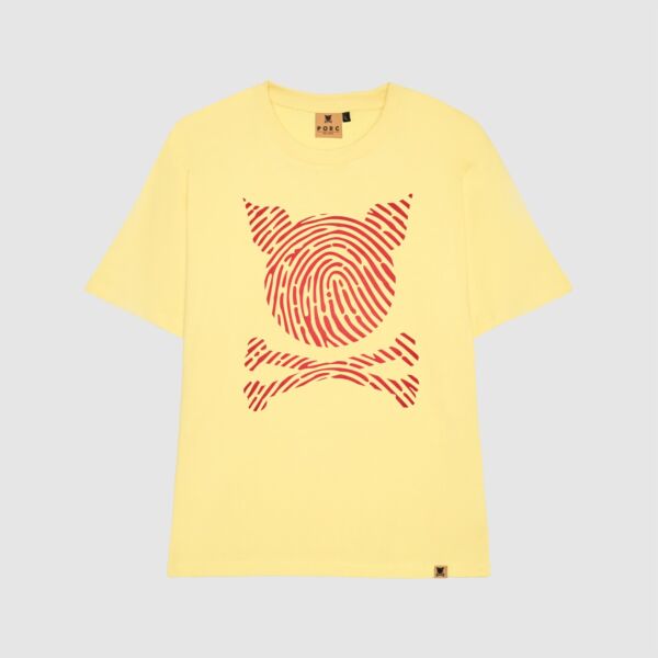 "Fingerprint" Yellow T-Shirt