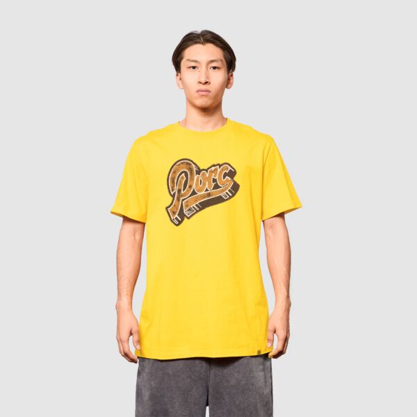 "Grunge Script" Mustard T-Shirt
