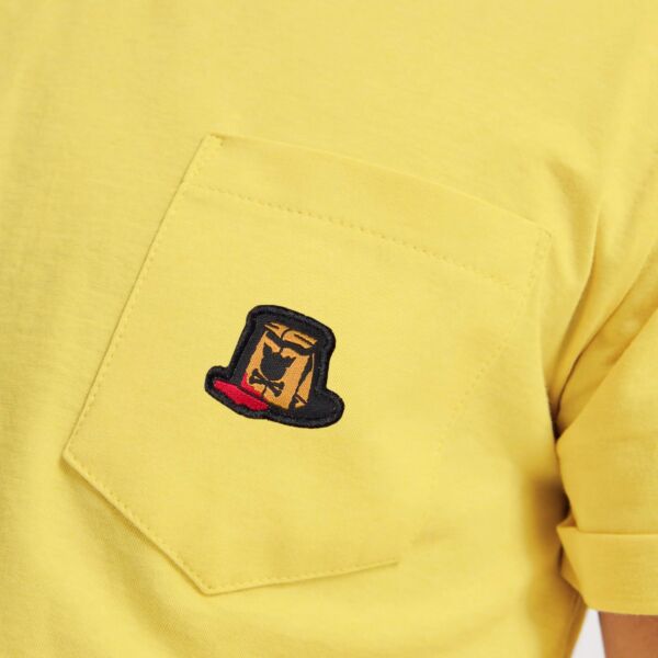 "Lunch" Yellow Pocket T-Shirt