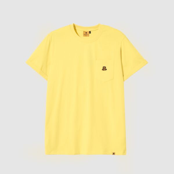 "Lunch" Yellow Pocket T-Shirt