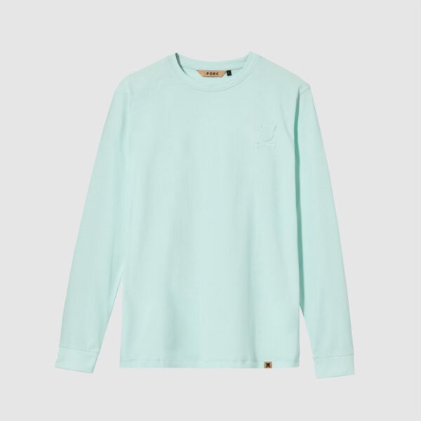 "Essential Logo" Mint Longsleeve T-Shirt