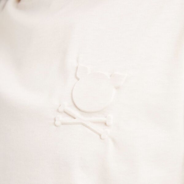 "Essential Logo" Off White Longsleeve T-Shirt