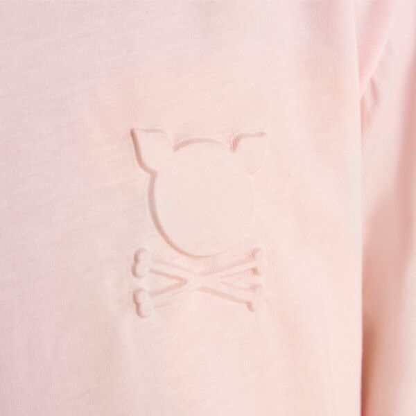 "Essential Logo" Pale Rose Longsleeve T-Shirt