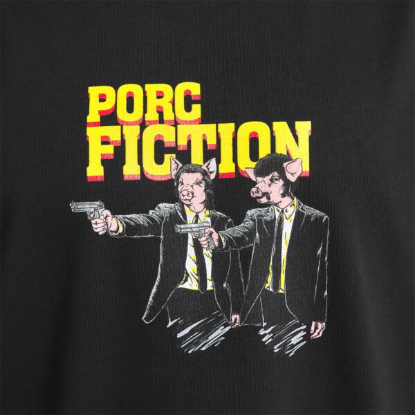 "Fiction" Black Longsleeve T-Shirt