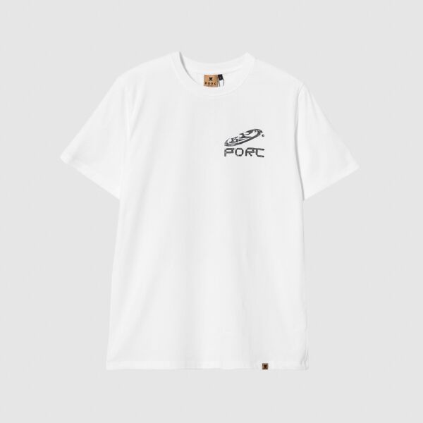 "No Clean Record" White T-Shirt
