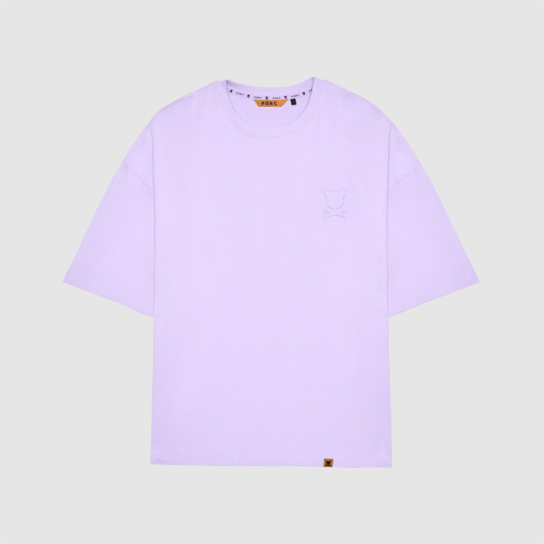 "Impression" Oversized Lilac T-Shirt
