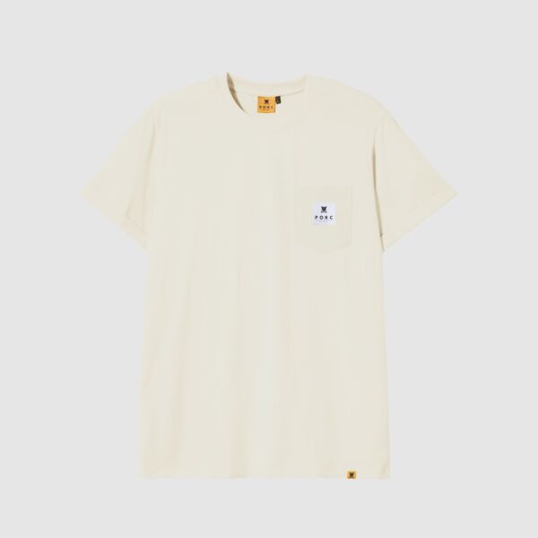 "Reflective Label" Off White T-Shirt