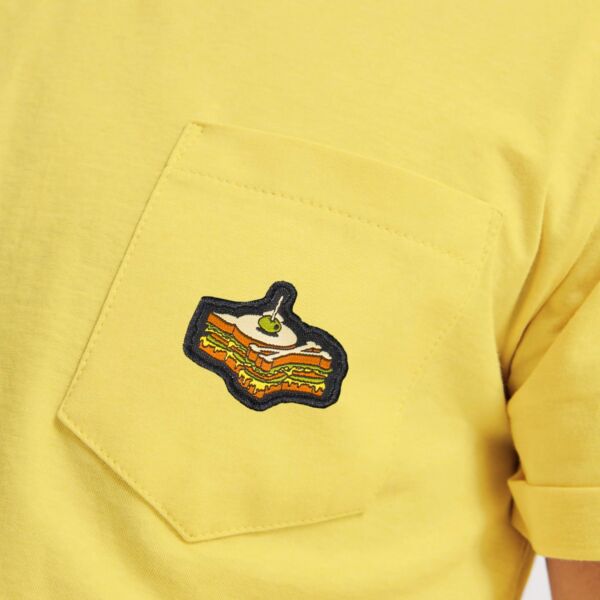 "Toast" Yellow Pocket T-Shirt
