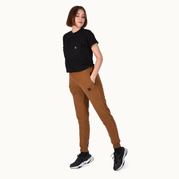 "Essential Logo" Brown Sweatpants